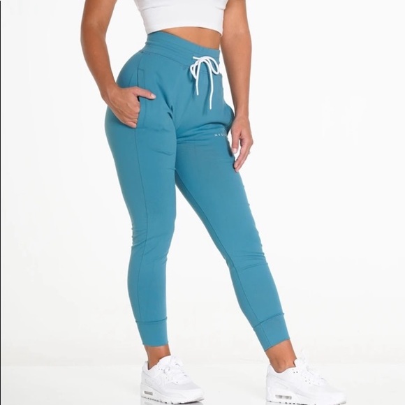 NVGTN Pants - NVGTN Steel Blue Joggers Size XL